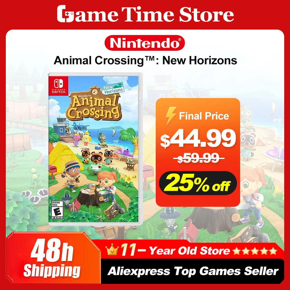 Animal Crossing New Horizons Ofertas de juegos de Nintendo Switch, tarjeta de juego física Original oficial para consola Switch, ofertas 100%