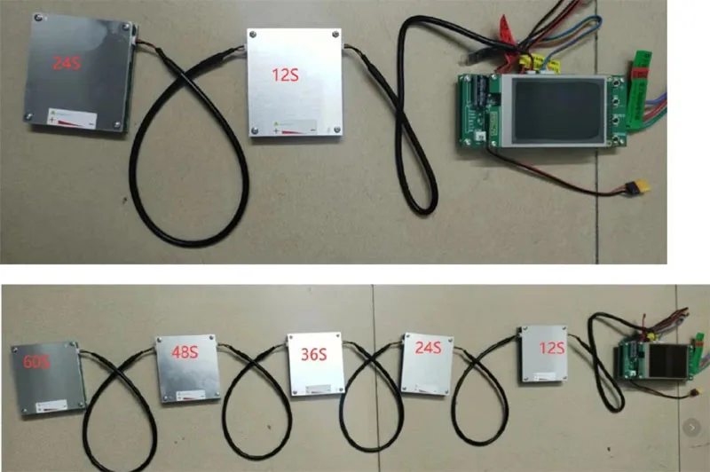 BMU 12S de Ghost BMS de 4S a 12S con puerto de comunicación y sensor de temperatura