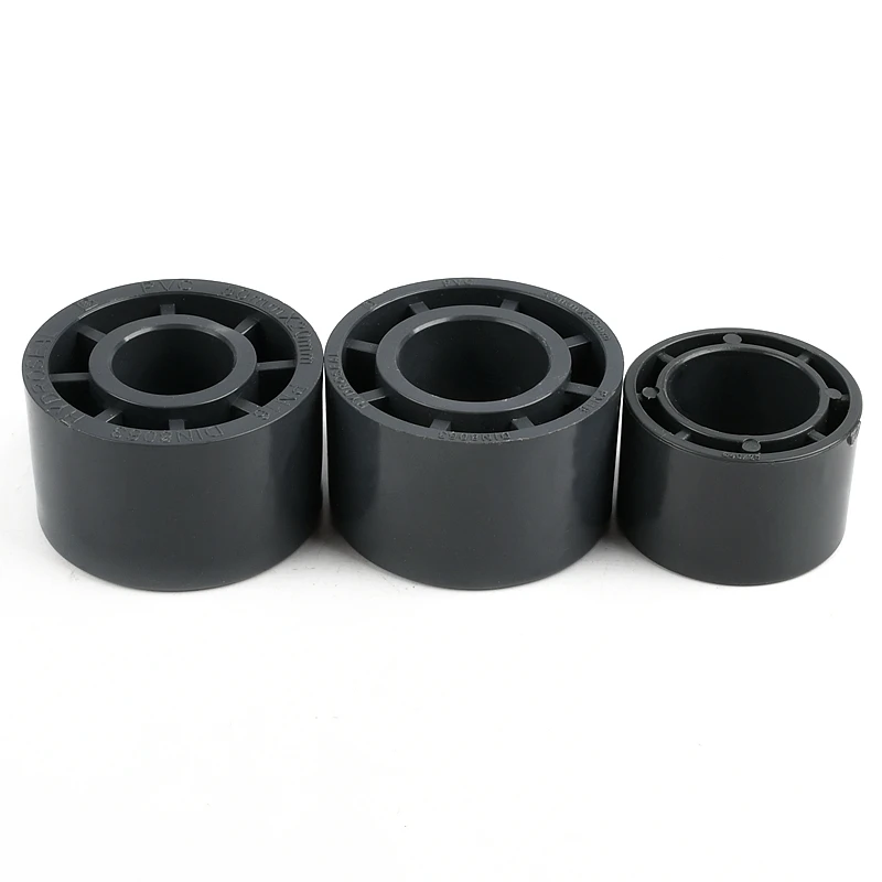Conector de Tubería Reductor de UPVC de 20/25/32/40/50 mm, 1/5 Piezas, Conector para Acuario, Relleno de Tubería de PVC, Buje de Tubería, Riego de Jardín