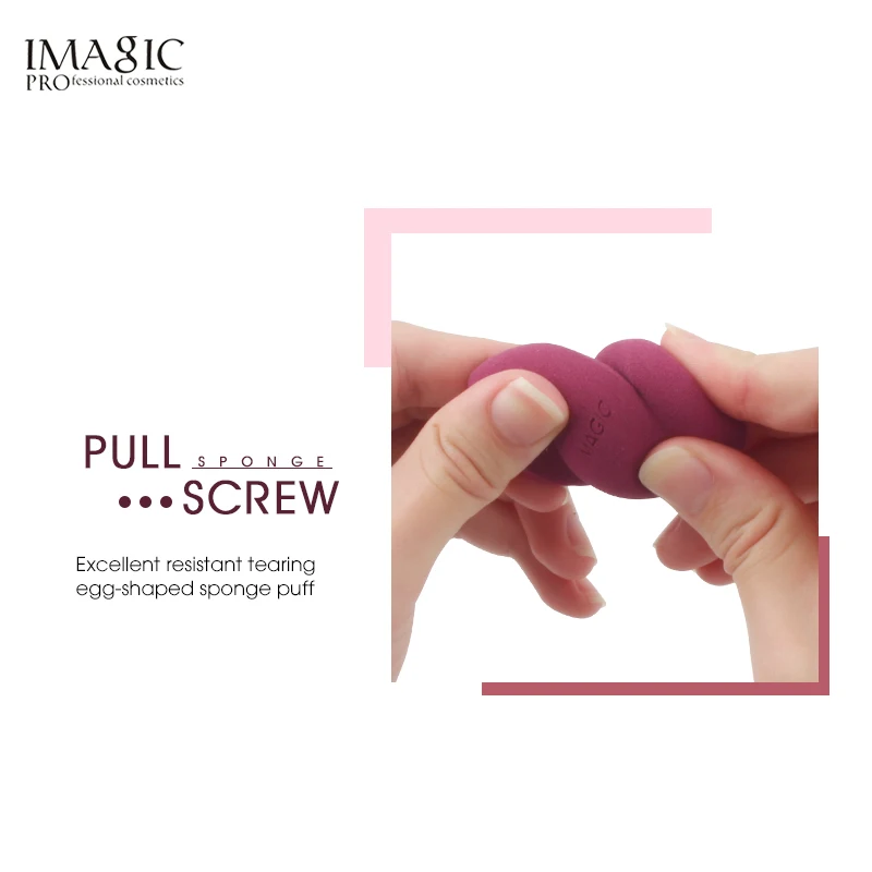 IMAGIC 10 Uds esponja de maquillaje esponja húmeda y seca esponja de maquillaje suave profesional paquetes de combinación más grandes de alta calidad