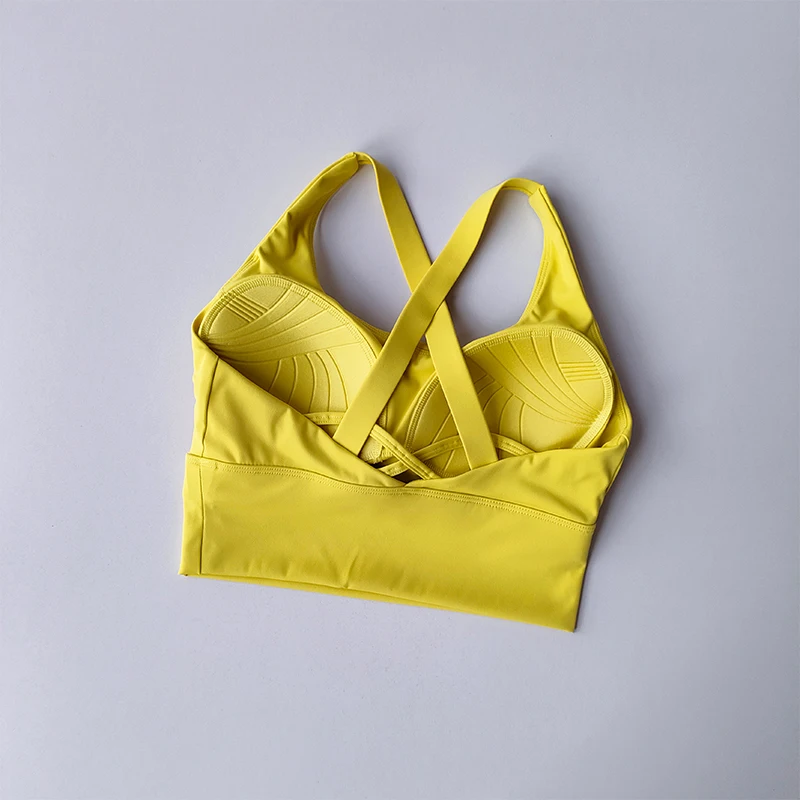 Colección de Sujetadores deportivos todo en uno, pecho profesional de alta intensidad a prueba de golpes, sujetador para correr, Yoga, Fitness, tela de verano