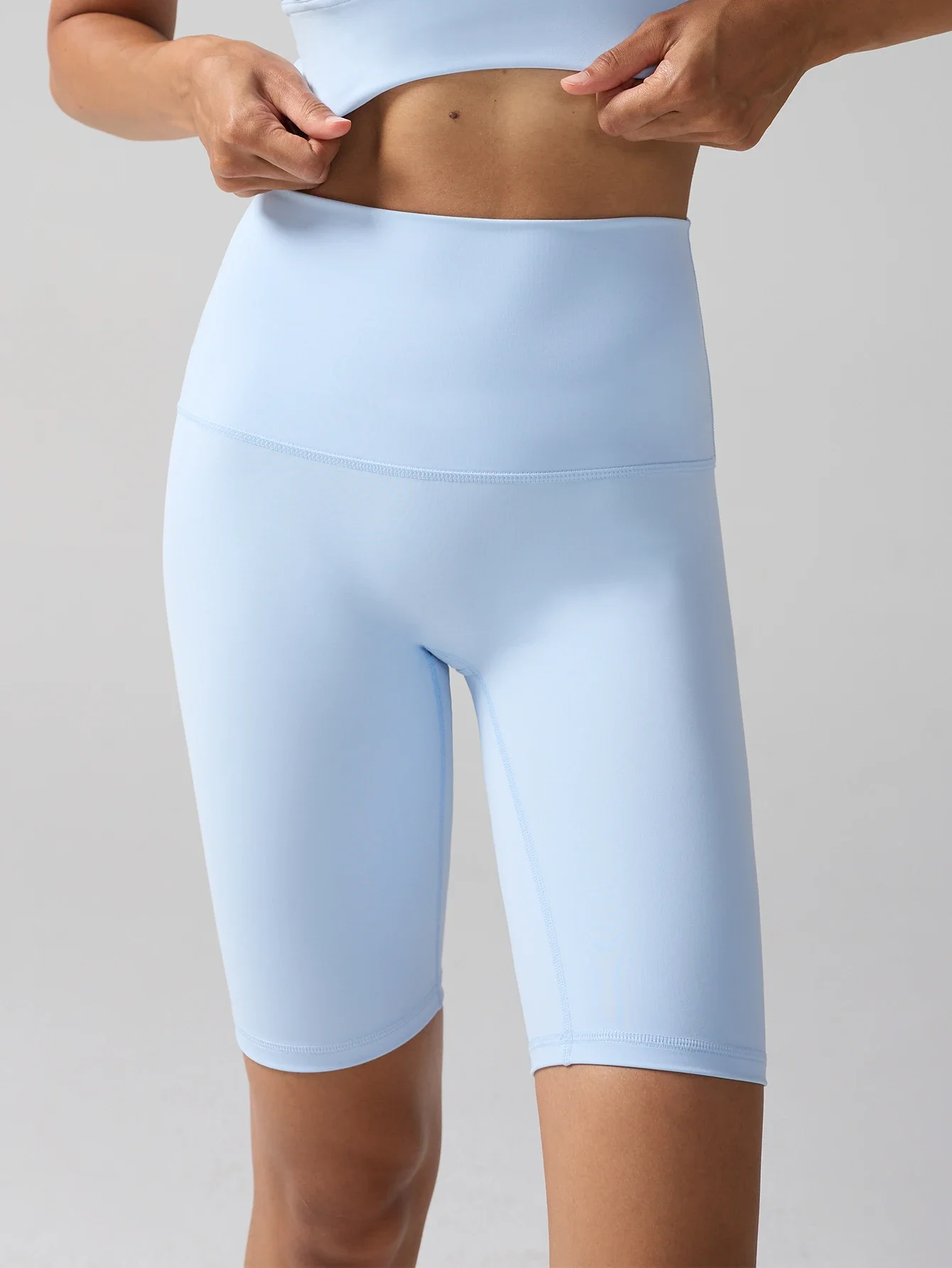 Shorts de Yoga de Cintura Alta para Mujer, Alta Elasticidad, Sin Líneas Incómodas, Levanta Glúteos, para Correr, Ciclismo, Fitness y Deportes al Aire Libre