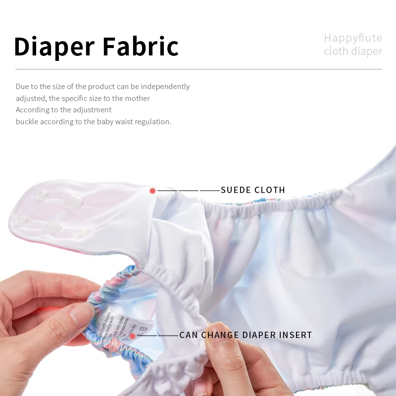 HappyFlute, nuevo diseño, gran oferta, pañal de bolsillo OS, pañal ecológico absorbente lavable y reutilizable, pañal de tela para bebé