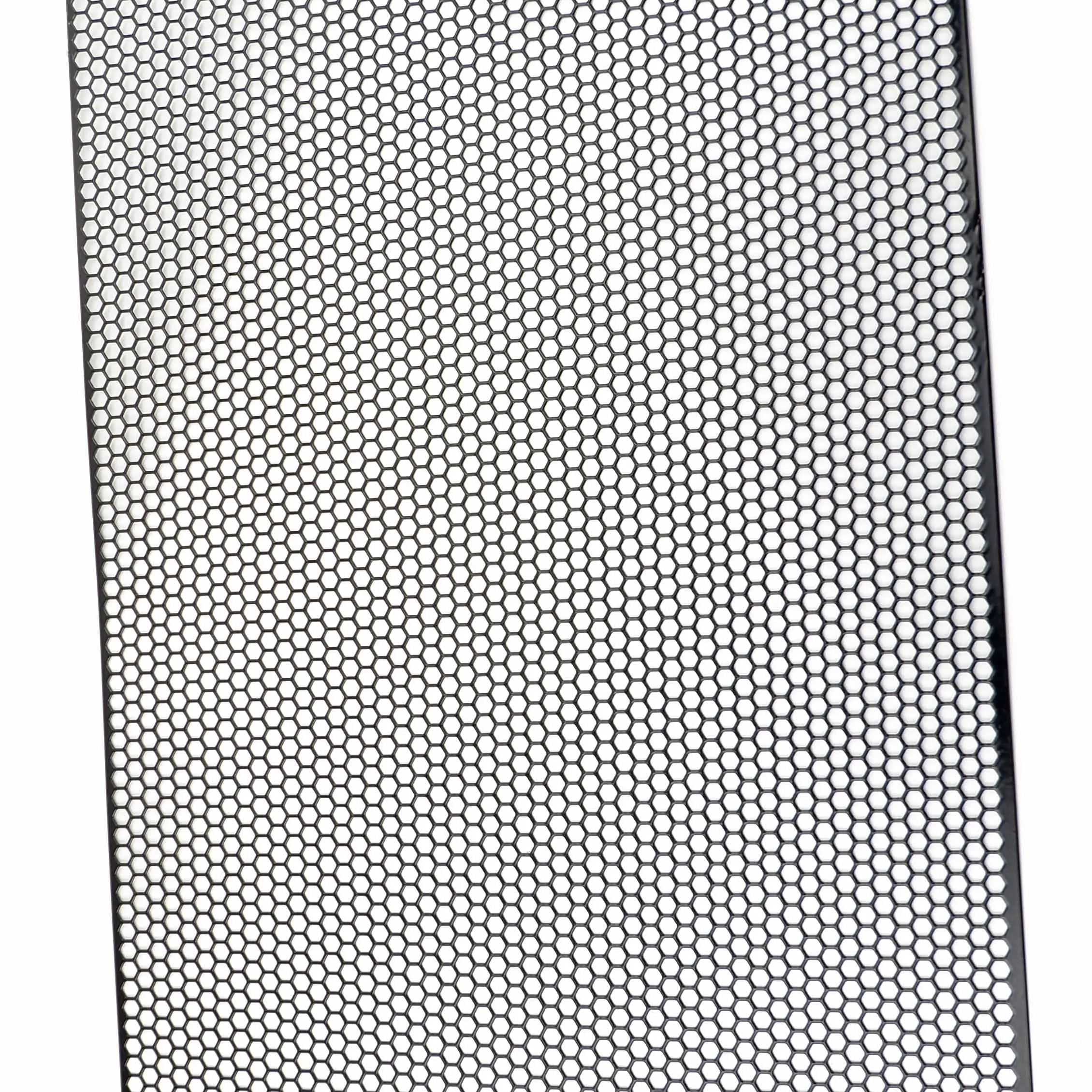 Rejilla de aluminio de 100cm x 33cm, cubierta de rejilla de malla para parachoques de coche, guardabarros, rejilla de ventilación, rejilla de ventilación, agujero hexagonal de 6mm, bricolaje
