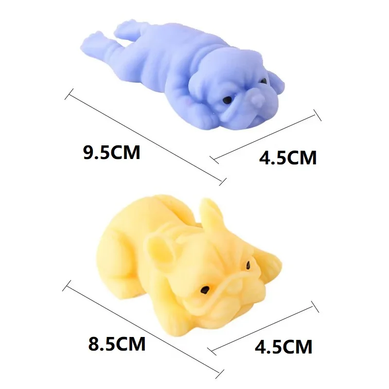 Squishy Dogs Anime Fidget juguetes rompecabezas simulación creativa juguete de descompresión Kawaii perro juguetes para aliviar el estrés regalos de fiesta y vacaciones