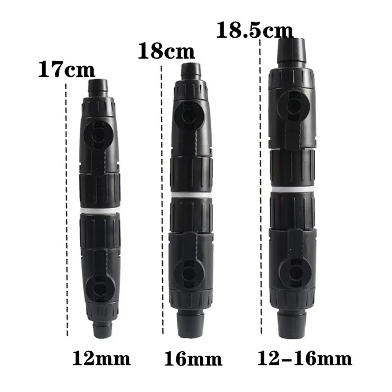 Conector de Liberación Rápida de Doble Válvula de 12/16 mm para Acuario, Conector de Manguera para Pecera, Accesorios para Filtro de Acuario