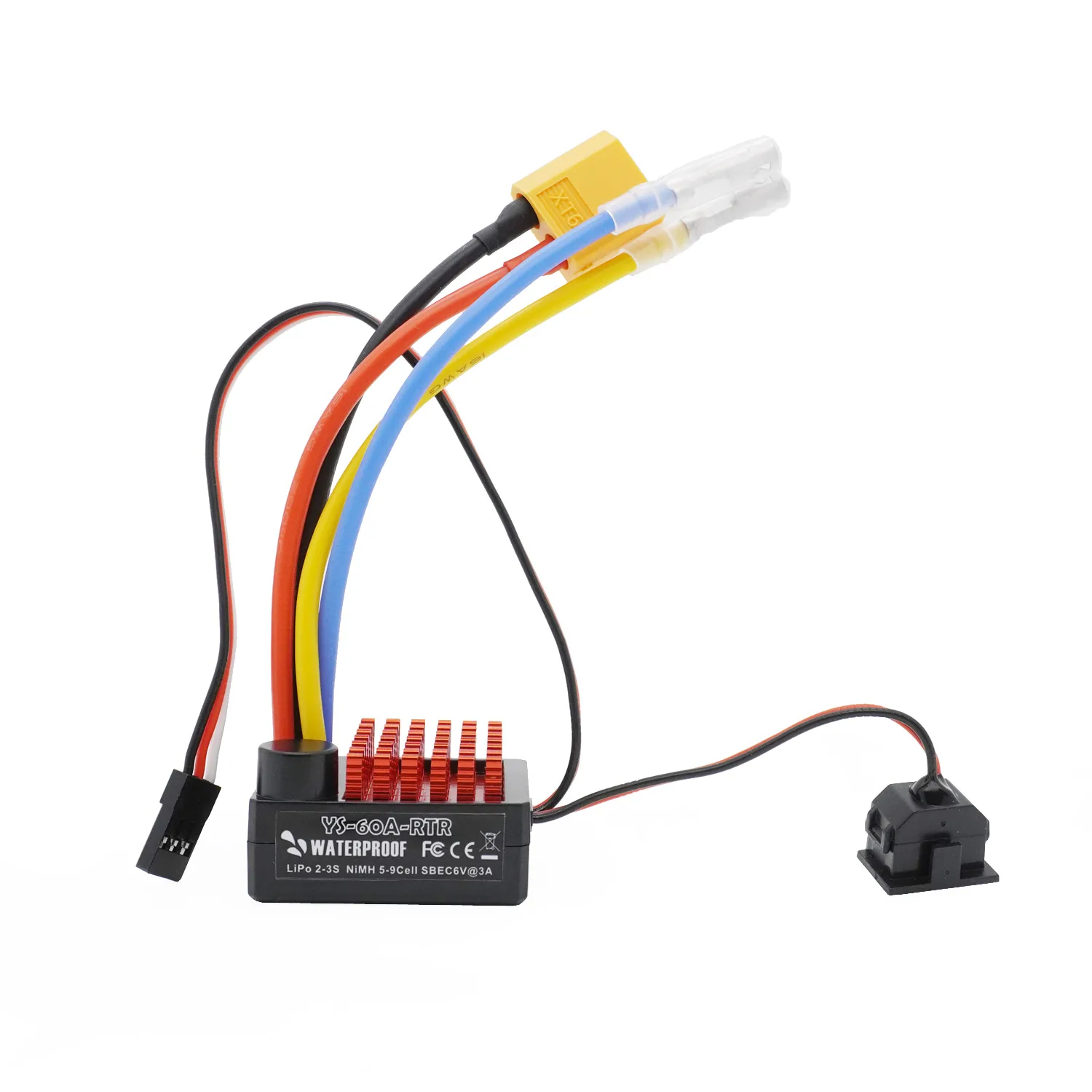YSIDO 540 Combo Motor cepillado 55T 45T 35T 60A ESC para 1/10 todoterreno Rock Crawler escalada RC coche Traxxas TRX4 Axial SCX10