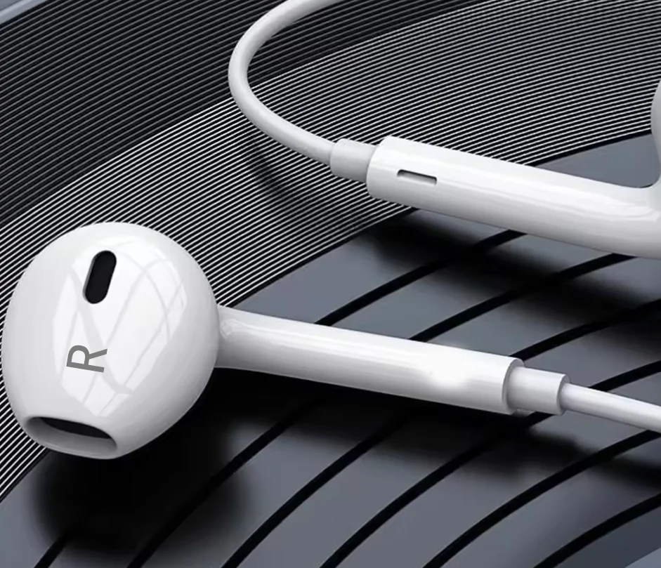 Auriculares con conexión por cable tipo C para teléfonos móviles 16/15/17 con conector plano tipo C, compatibles con Samsung, Xiaomi, Vivo y OPPO. OnePlus