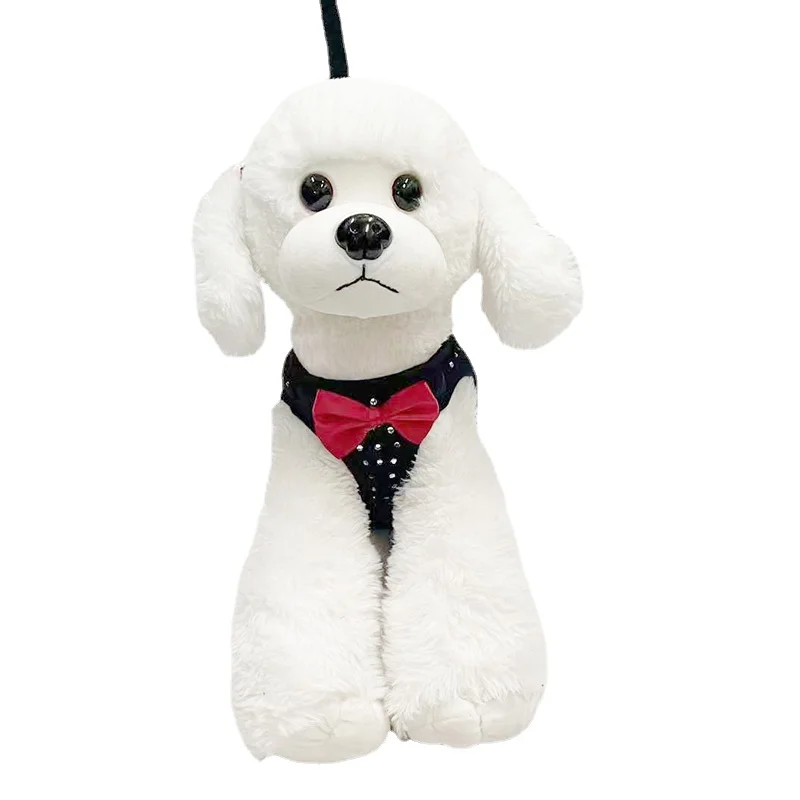 Arnés de pecho para perro, decoración de diamantes pequeños, suave y transpirable, chaleco, arnés para perros, Collar para mascotas, correa para el pecho para mascotas, tres tamaños
