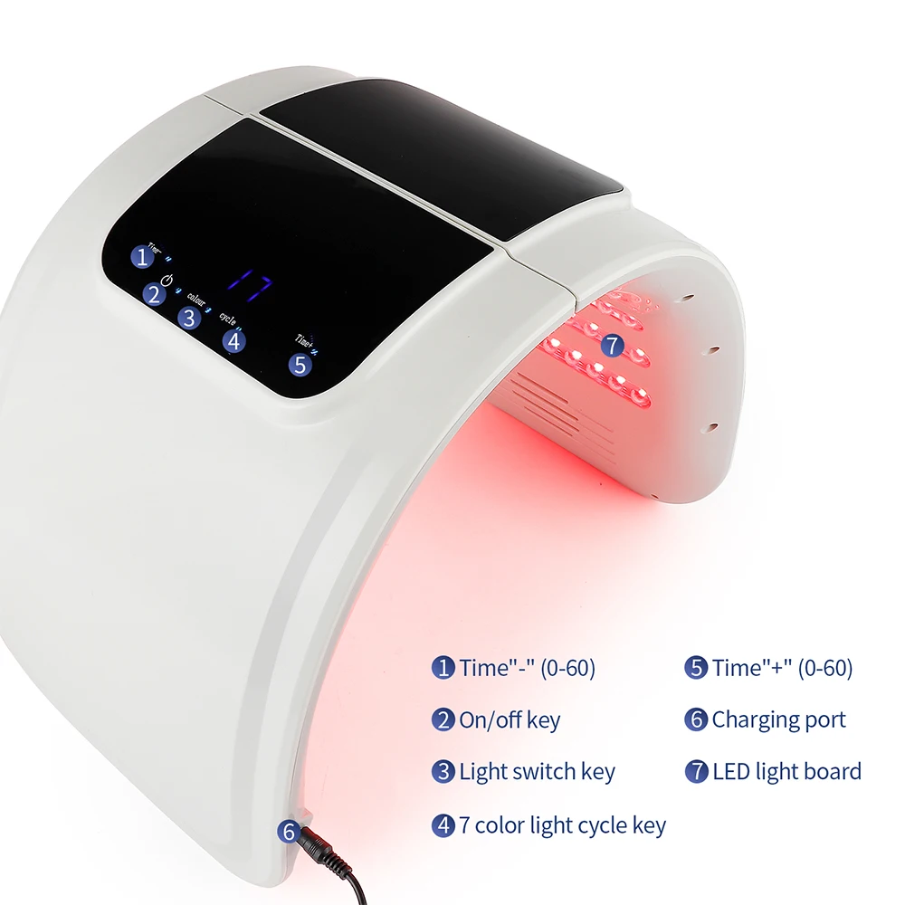 Foreverlily LED Photon Máquina de belleza facial Rejuvenecimiento de la piel Lifting Cuidado de la piel facial y corporal Masajeador de spa