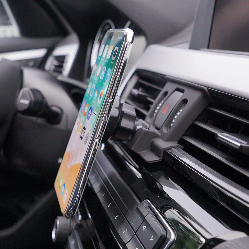 Soporte magnético para teléfono de coche, soporte para GPS, soporte para salida de aire, clip para soporte de teléfono móvil para BMW X1 X2 F39 F48 F49 2016-2021