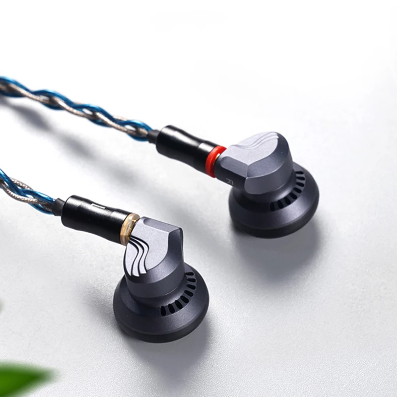 Yincrow RW-3000 insignia Metal HIFI Audiophile auriculares Monitor 15mm unidad dinámica bajo DJ auricular IEM ST-10s RW-1000 RW-2000