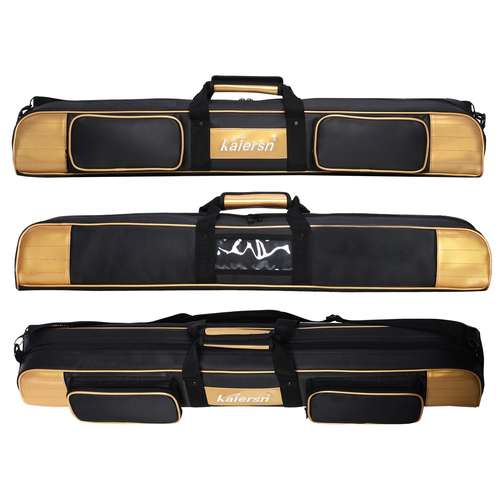Bolsa para palos de golf de un solo hombro de PU de primera calidad, bolsa de transporte ligera para 2 palos de golf, pelotas, guantes, teléfonos y accesorios