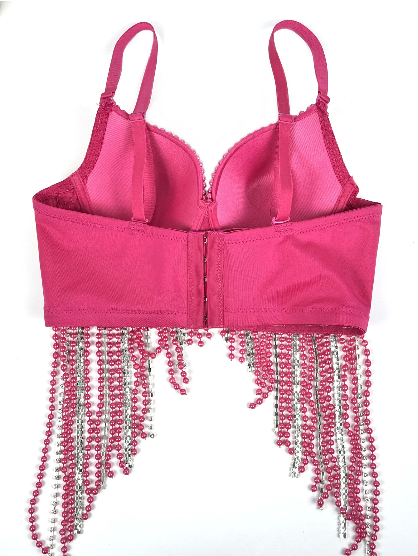 Top corto con corsé de diamantes de imitación para mujer, top Sexy para fiesta y club nocturno de verano, camiseta sin mangas con cuello halter, sujetador, corpiño, ropa de calle para mujer