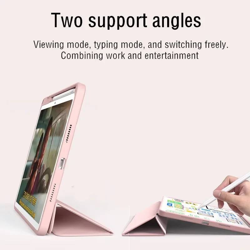Funda acrílica transparente para Huawei Matepad Air 11,5 2023 11 10,4 Pro 11 10,8, funda con soporte para lápiz para Honor Pad V6 V7, fundas de 10,4 pulgadas