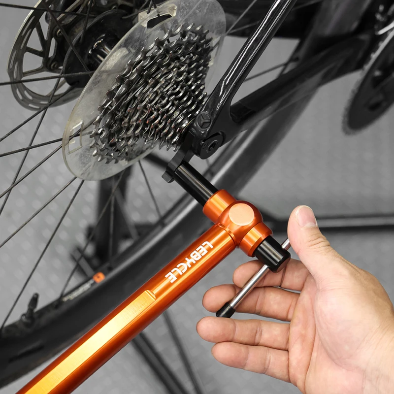 Herramienta de calibración de suspensión de cambio de bicicleta LEBYCLE, herramienta alisadora de gancho trasero de marco de bicicleta, herramienta de alineación de suspensión de cambio de bicicleta