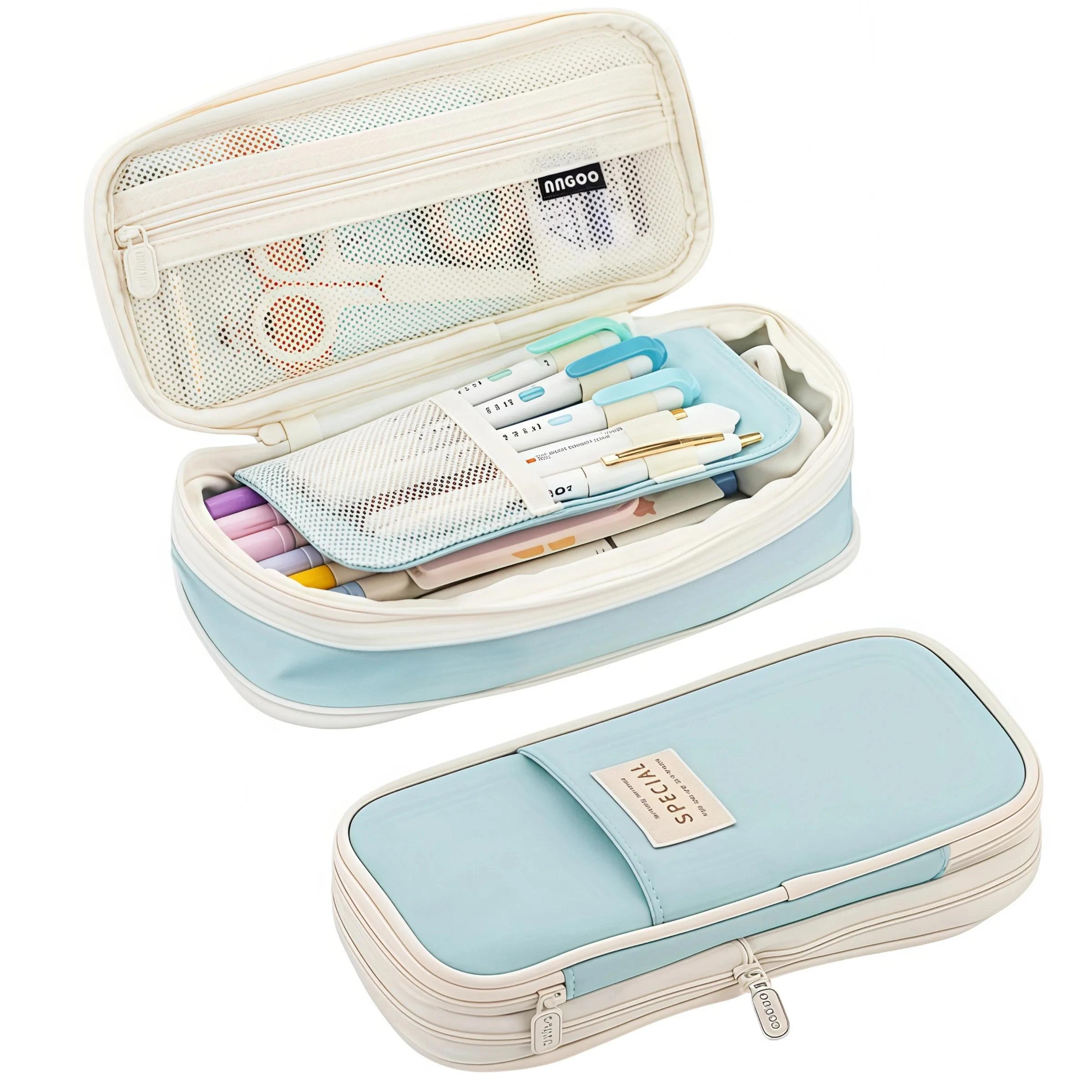 Estuche de Gran Capacidad para Lápices, Material Escolar, Bolsa de Almacenamiento para Oficina, Escritorio, Estudiantes, Niños, Caja para Lápices