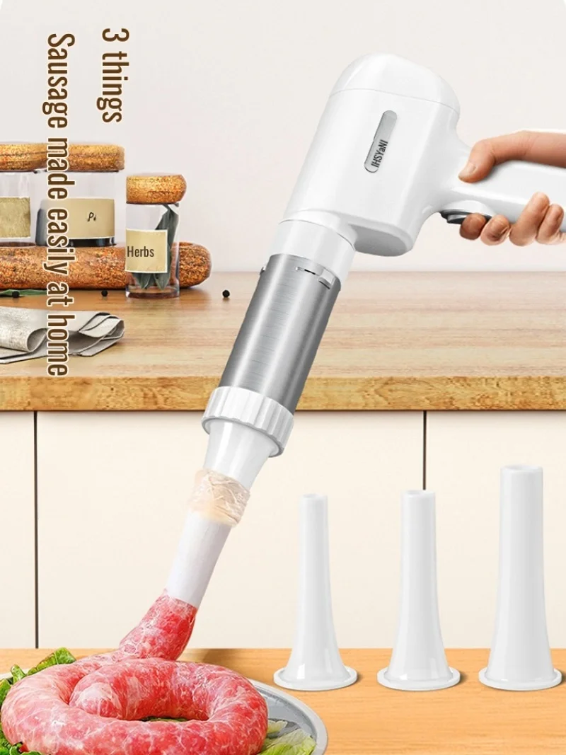 Fabricante de fideos inalámbrico eléctrico, prensa de fideos portátil de mano, electrodomésticos, cocina al aire libre, desayuno en casa, fabricante inteligente