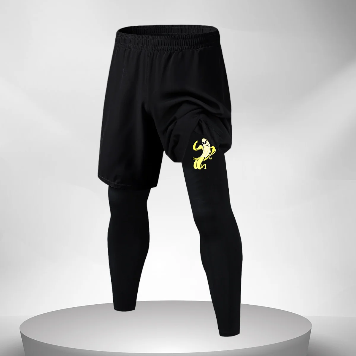 Pantalones de entrenamiento físico para hombre, pantalones de compresión para correr, mallas de entrenamiento de gimnasio de secado rápido, parte inferior deportiva para hombre