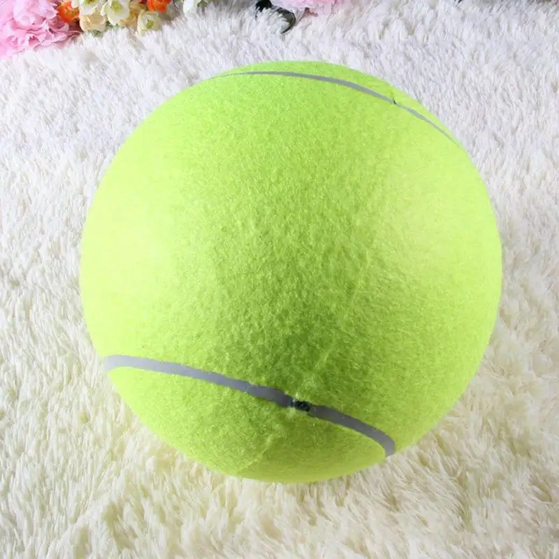 Pelota de tenis para perros de 7/8/9,5 pulgadas, juguetes gigantes para mascotas, juguete para masticar para perros, firma Mega Jumbo, suministros de entrenamiento de pelota para niños, peluche