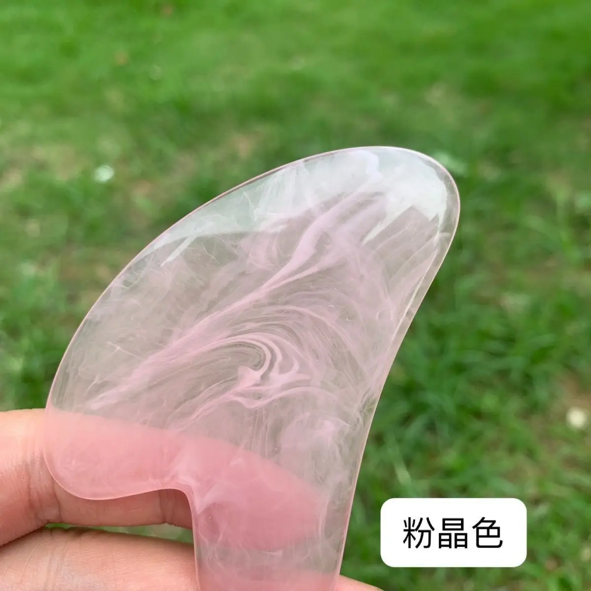Tabla de Gua Sha de Resina, Raspador de Masaje Facial, Masajeador Facial en Forma de Corazón, Herramienta Portátil para el Cuidado de la Piel