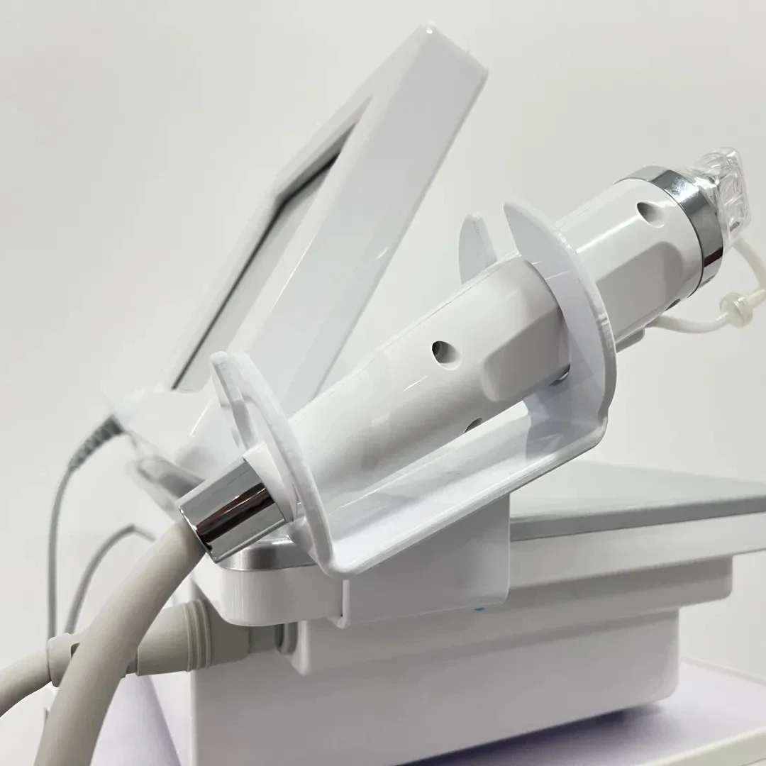 Máquina de microagujas RF dorada 2 en 1, dispositivo de reparación de la piel microcristalina, eliminación de arrugas, dispositivo de estiramiento de la piel para salón de belleza