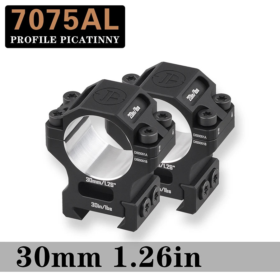 Discovery-anillos de alcance de 30mm para riel Picatinny Cnc 7075, accesorios de caza de aluminio de aviación, anillo de montaje para exteriores