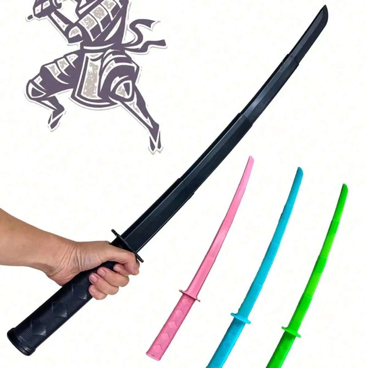 Espada de Juguete Impresa en 3D, Espada Samurai Telescópica Creativa, Espada Extensible para Entrenamiento de Artes Marciales y Accesorios de Cosplay