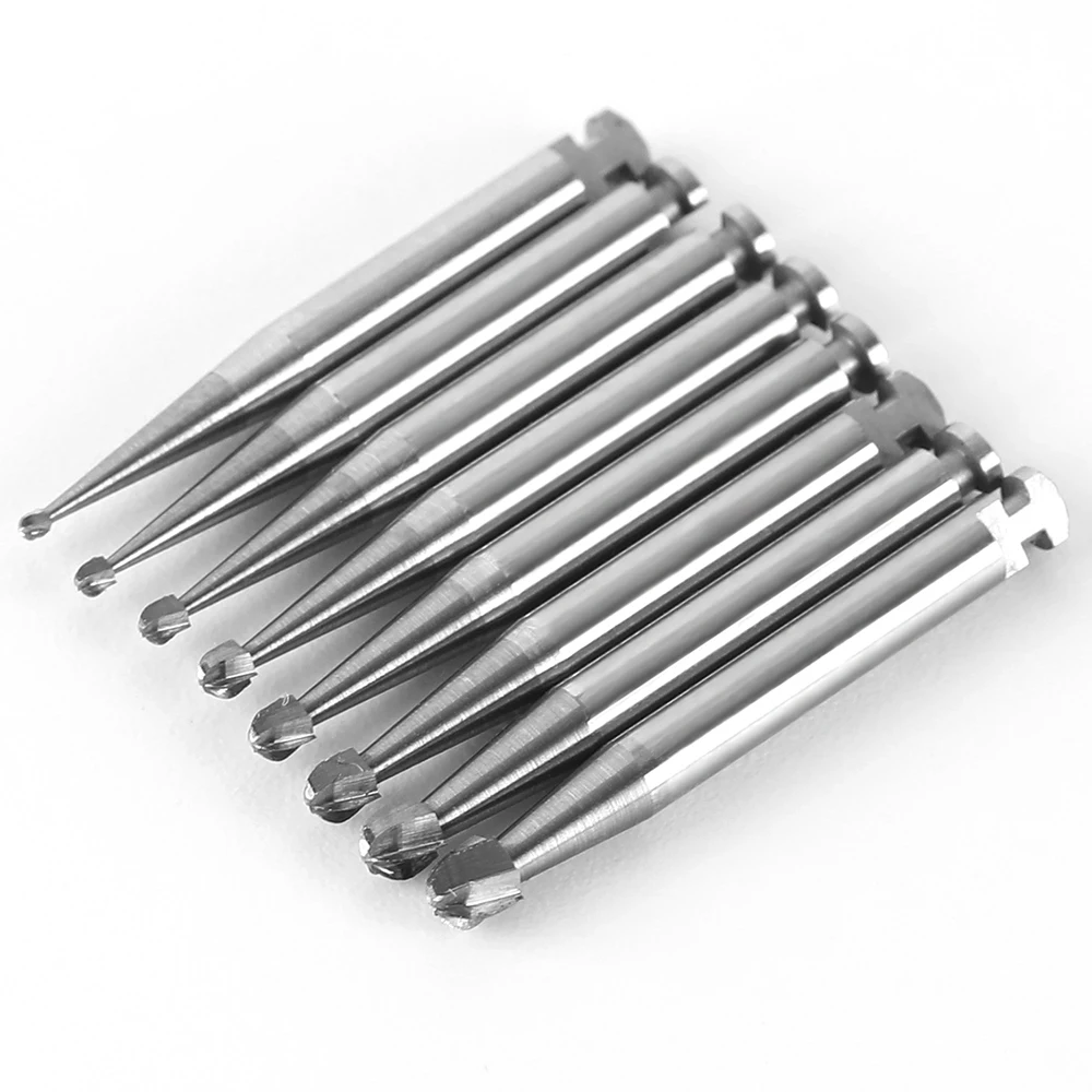 Fresas dentales de carburo RA de tungsteno JUMTOP para pieza de mano de contraángulo de baja velocidad