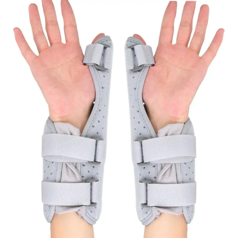 1 Unidad de Férula de Fijación para Tendina del Pulgar y Muñeca, Soporte de Muñeca, Inmovilizador de Dedos para Valgo del Pulgar, Esguince, Fractura, Estabilización Fija