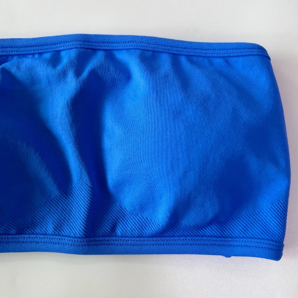 Pericic-Sujetador deportivo Bandeau con tirantes y espalda descubierta para mujer, camiseta sin mangas para Yoga, Top de gimnasio Sexy para entrenamiento y Fitness