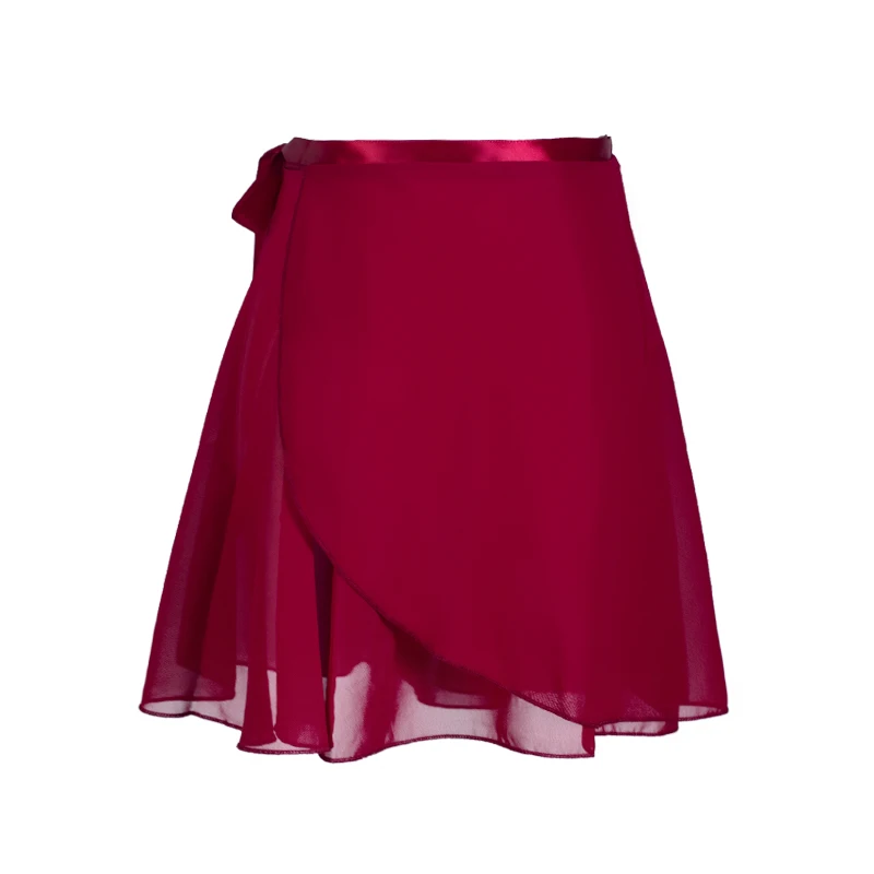 Falda de baile tutú de Ballet de gasa para adultos, falda envolvente para gimnasia para mujeres y niñas, Faldas de Ballet de entrenamiento, Faldas de baile de Ballet Юбка