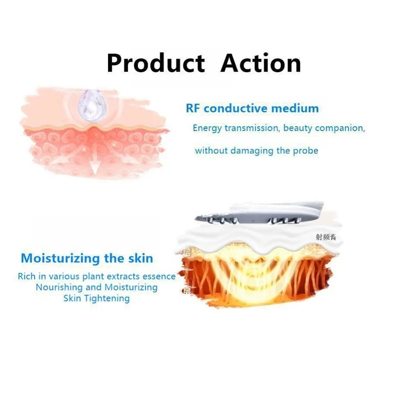 Crema de alta frecuencia para la piel, Gel importado de 1000ml, dispositivo de tratamiento hidratante, instrumento de lubricación dedicado para salón de belleza