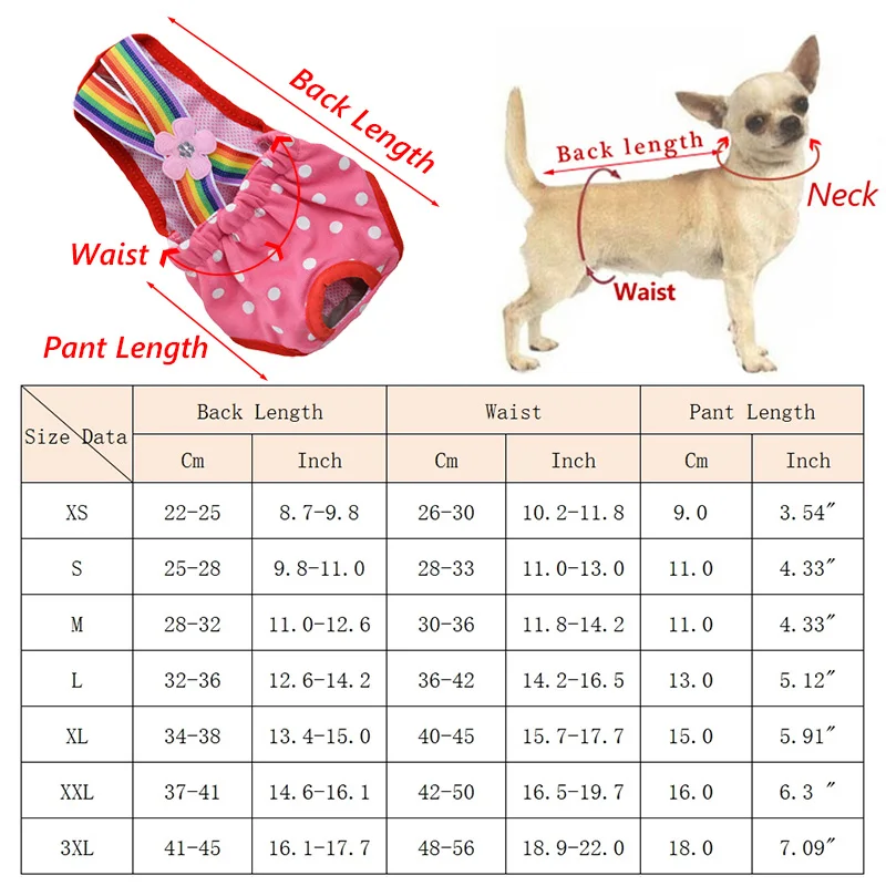Pantalones Fisiológicos de Mezclilla para Bulldog Francés, Pantalones Sanitarios de Seguridad con Puntos para Perras, Pantalones Cortos para Perros Pequeños y Medianos, Gatos y Mascotas