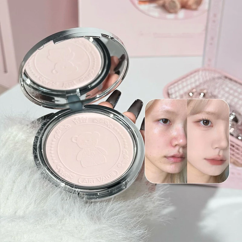 Juego de Maquillaje Multiusos ART VALUE de 7 Piezas que Incluye 3 Labiales Mate, 1 Polvo Compacto, 1 Rubor, 1 Paleta de Sombras de Ojos y Collar Cosmético