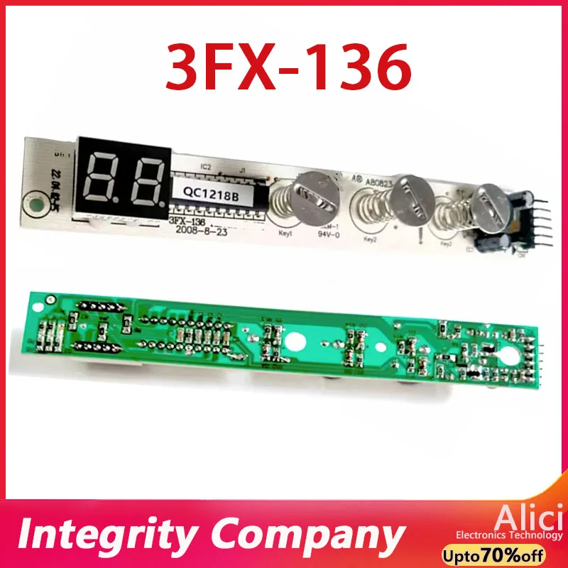 3FX-136 Placa de control para vinoteca, placa de circuito táctil, accesorio de teclado 3FX-136