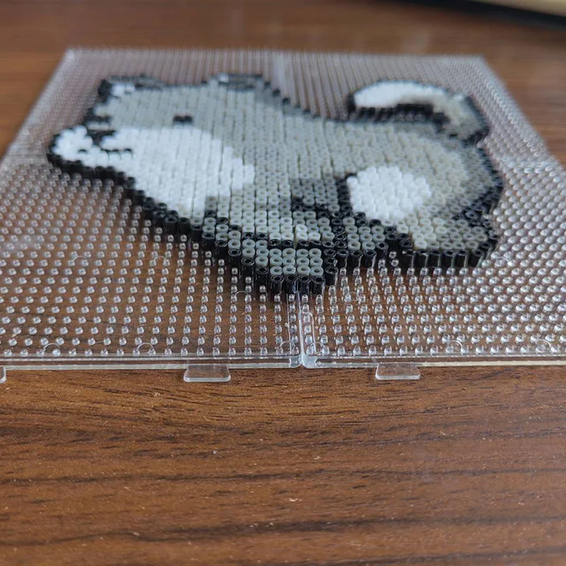 Juego de 15 colores de 5mm/2,6mm, cuentas de fusión, rompecabezas artístico de píxel, cuentas Hama, rompecabezas 3D Diy, regalo hecho a mano, Kit de cuentas de hierro, juguete