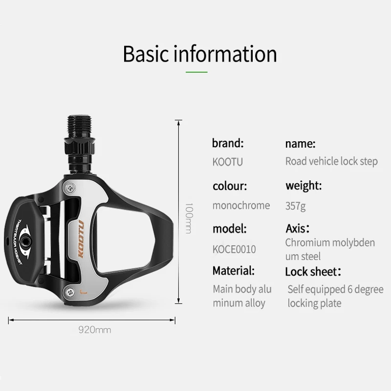 Pedal de bicicleta de carretera, zapato de carreras, Pedal sin Clip para sistema Shimano/KEO, Pedal con Clip con rodamientos sellados