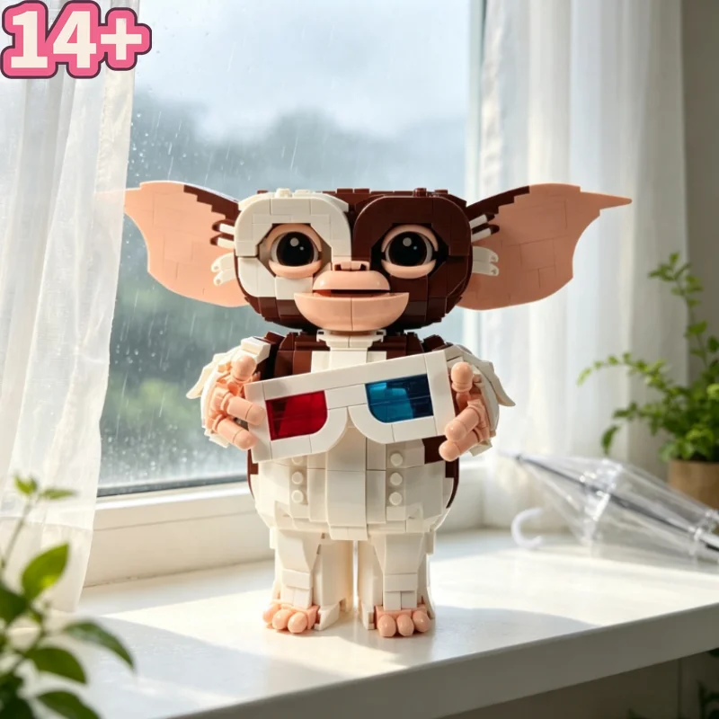 Mogwai Gremlins Movies 1125 Piezas, Bloques de Construcción Grandes, Modelos de Exhibición, Edición de Coleccionista, Regalos de Cumpleaños y Navidad