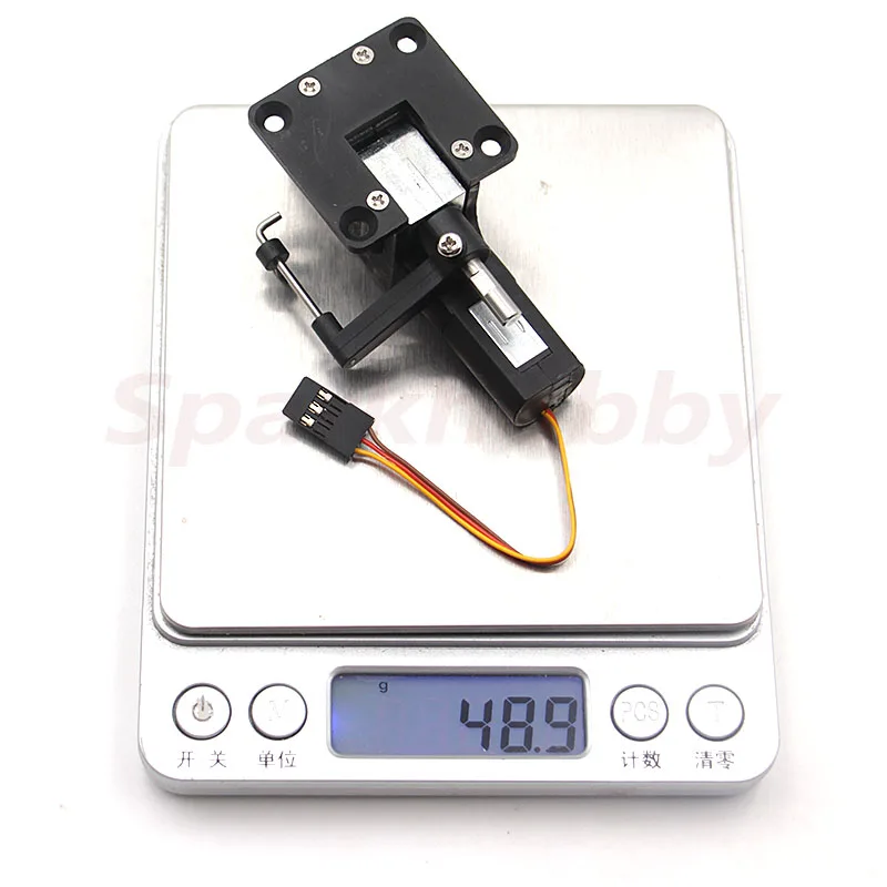 Sparkhobby-traje de aterrizaje retráctil eléctrico sin servicio, 3,5 KG, 40g, con dirección con enchufe JR para RC, piezas de avión de ala fija DIY