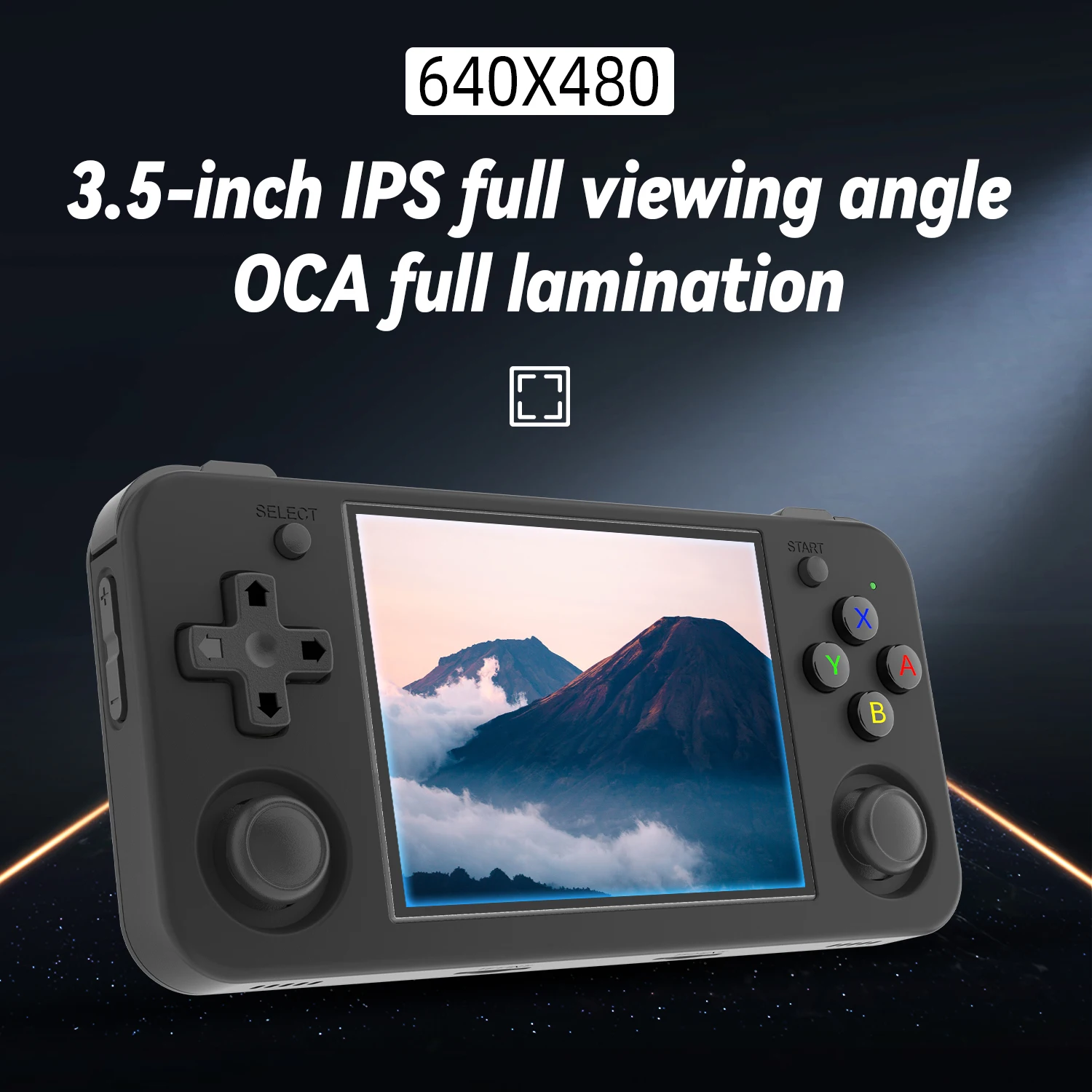 Consolas portátiles Anbernic RG35XX H para jugar videojuegos, pantalla IPS de 3.5 pulgadas 640*480, reproductor de juegos retro, 3300 mAh, más de 5000 juegos