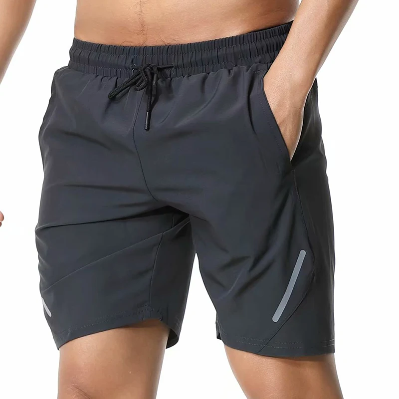 Pantalones cortos para correr para hombre, ropa de gimnasio, pantalones cortos de entrenamiento para Fitness, pantalones cortos deportivos para hombre, pantalones cortos de entrenamiento de tenis, baloncesto y fútbol 2