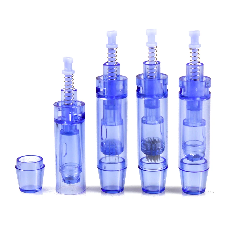 50 Agujas de Bayoneta para Derma Pen A1 Nano/9Pin/12Pin/36Pin/42Pin, Cartuchos de Repuesto de 0.25mm para Microagujas