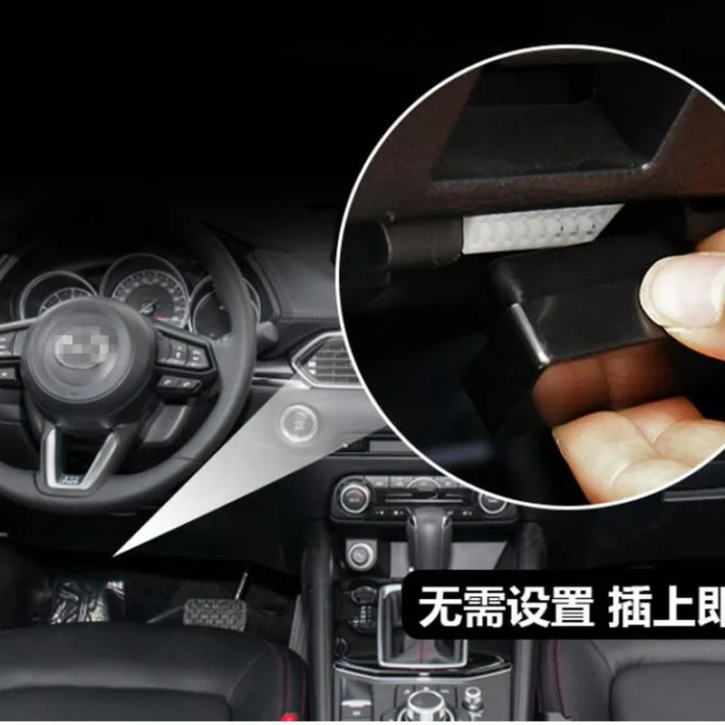 Botón de arranque y parada, interruptor de apagado automático, sistema eliminador de cancelador de motor OBD para mazda 3 CX3 CX5 2012-2020 Atenza Axela