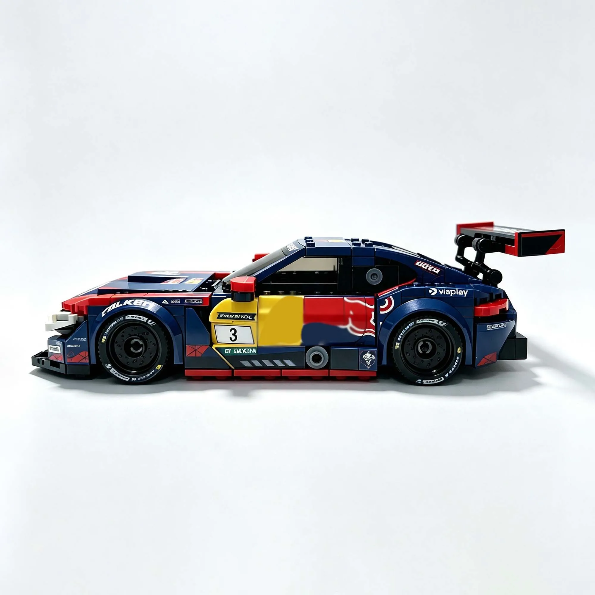 Bloques de Construcción del Superauto Técnico GT3 MOC-258495, Modelo de Auto Deportivo de Carreras Verstappen, Ladrillos de Ensamblaje, Juguetes para Adultos, Regalos