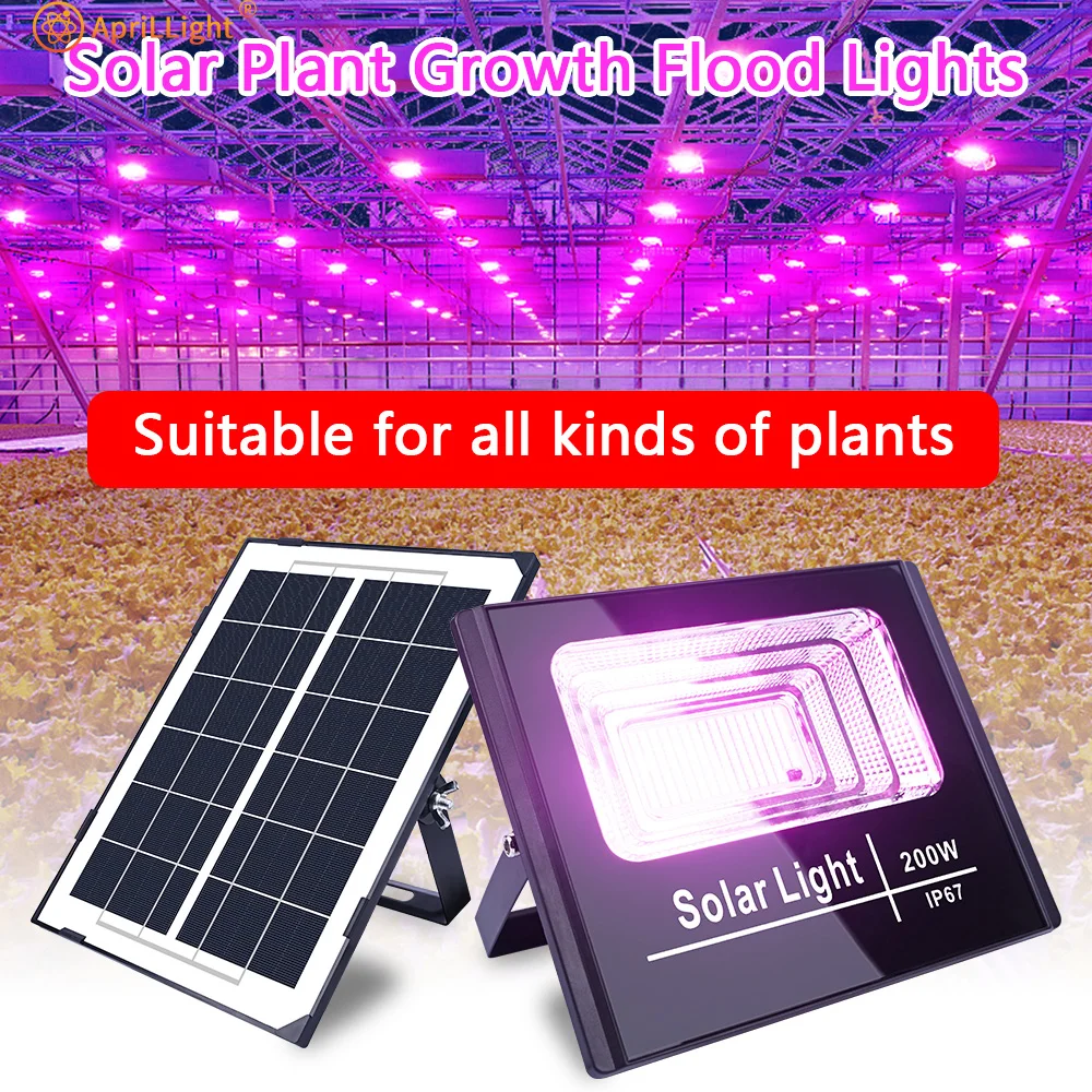 Luz de plantas 200W Led luz de cultivo Solar IP67 lámpara Phyto bombilla de espectro completo lámpara hidropónica invernadero tienda de cultivo de semillas de flores.