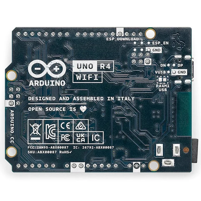 Placa de desarrollo Arduino UNO R4 WIFI ABX00087 Renesas RA4M1 importada de Italia, Nueva original, auténtica importación italiana