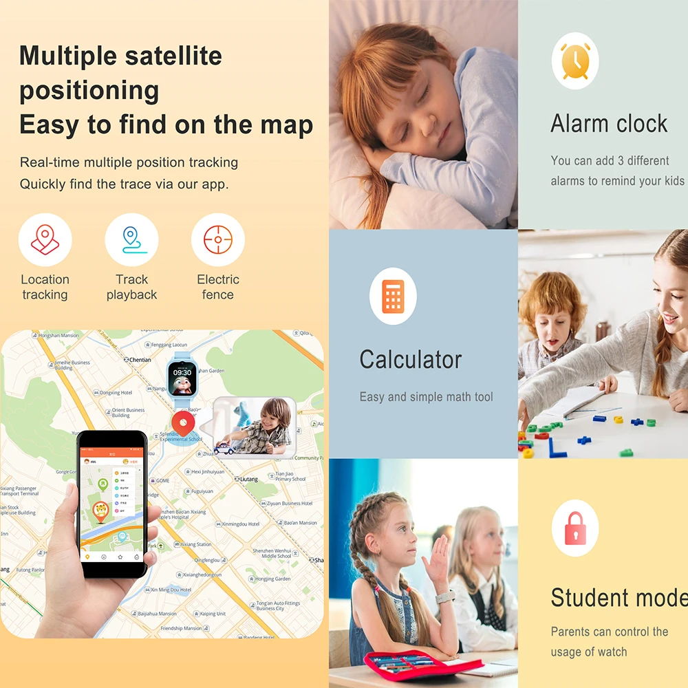 Reloj inteligente para niños 4G GPS WIFI Video llamada Monitor SOS rastreador ubicación teléfono reloj niños Smartwatch cámara niños niñas regalos