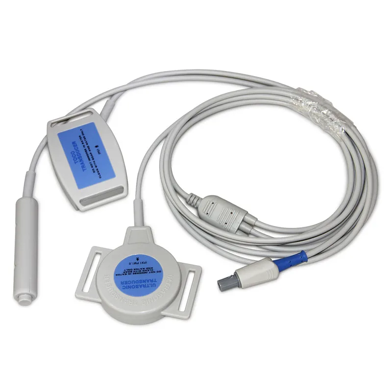 CONTEC CMS800G Monitor Fetal Corazón Prenatal FHR TOCO Ultrasonido de Movimiento Fetal (Eclase de Sonda Doble)
