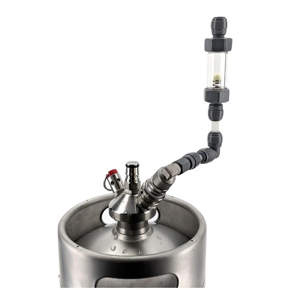 KegLand Kit de llenado de barril automático Tapón de flujo Duotight/Gen 2 Herramienta de barra de accesorios para elaboración de cerveza